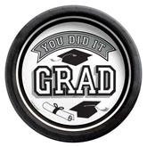 Graduation True To Your School Colors White 7" Paper Plates